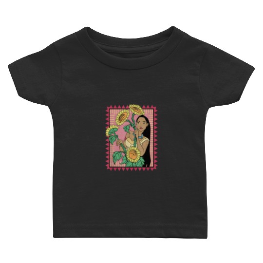 Disney Pocahontas Sunflowers Movie Still Baby T-shirts