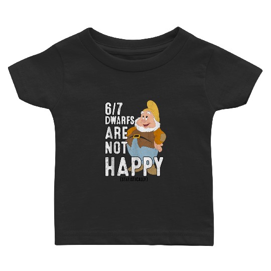 Disneyss Snow White 67 Dwarfs Are Not Happy Humor Baby T-shirts