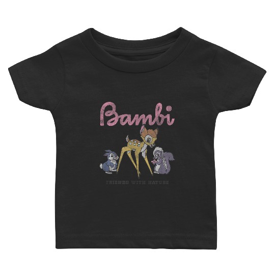 Disneyss Bambi Group Shot Friends With Nature Baby T-shirts