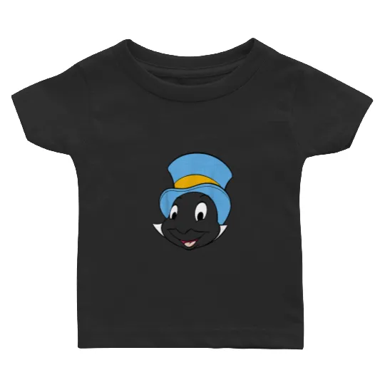 Disney Pinocchio Jiminy Cricket Big Face Baby T-shirts