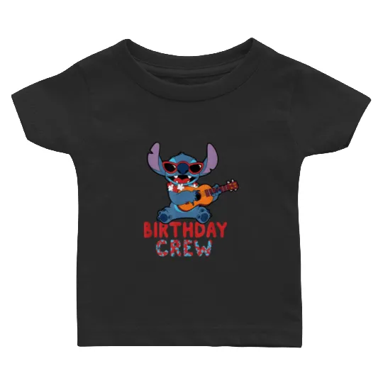 Trend Disney Lilo Stitch Tropical Birthday Crew Party Matching Gifts Baby T-shirts