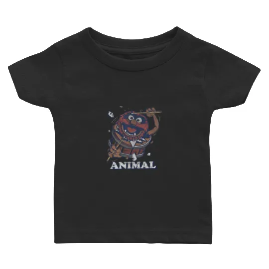 Disney The Muppets Vintage Animal Wild Drummer B Baby T-shirts