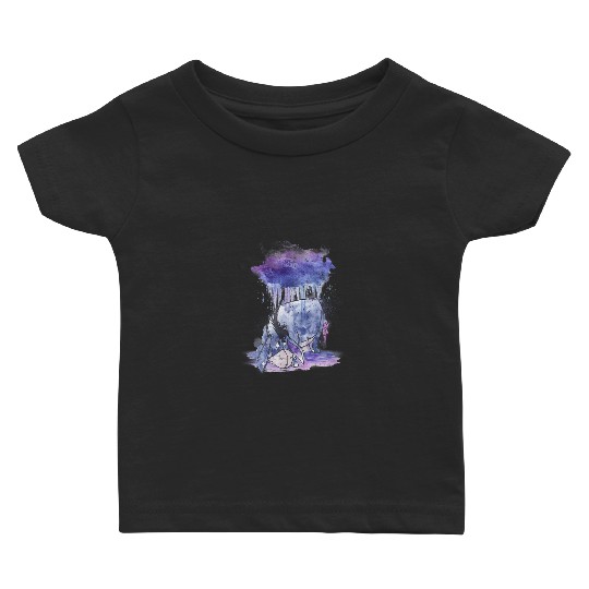 Disney Winnie The Pooh Eeyore Watercolor Rain Cl Baby T-shirts