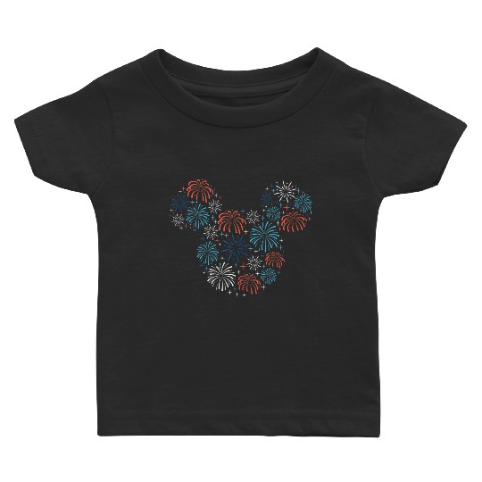 Disneyss Mickey Mouse Fireworks Americana Baby T-shirts