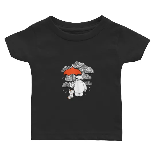 Disney Big Hero 6 Baymax Patterned Clouds Baby T-shirts