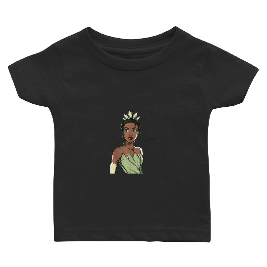 Disney The Princess The Frog Princess Tiana Sketch Baby T-shirts