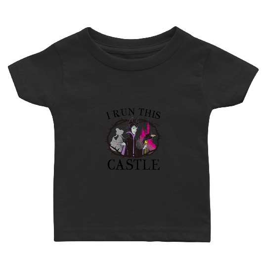Disney Sleeping Beauty Maleficent Runs This Castle Baby T-shirts