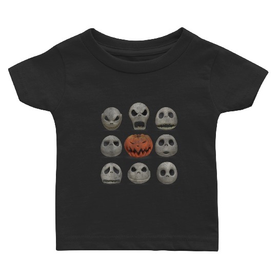 Disneyss Jack Skellington Halloween Faces Baby T-shirts