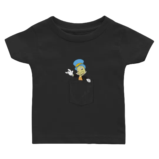 Disney Pinocchio Jiminy Cricket Faux Pocket Baby T-shirts
