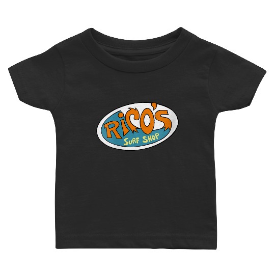 Disneyss Hannah Montana Ricos Surf Shop Logo Baby T-shirts