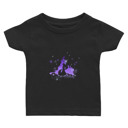 Disney Tangled Rapunzel Silhouette Portrait Graphic Baby T-shirts