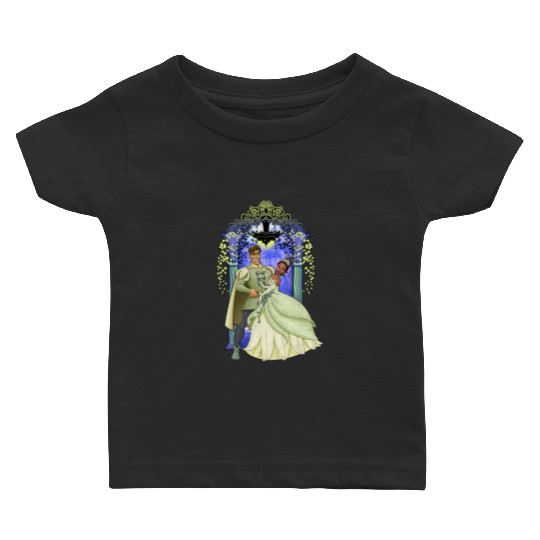 Disney Princess And The Frog Tiana And Naveen Portrait Baby T-shirts