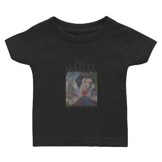Disneyss Snow White Vintage Apple Poster Baby T-shirts