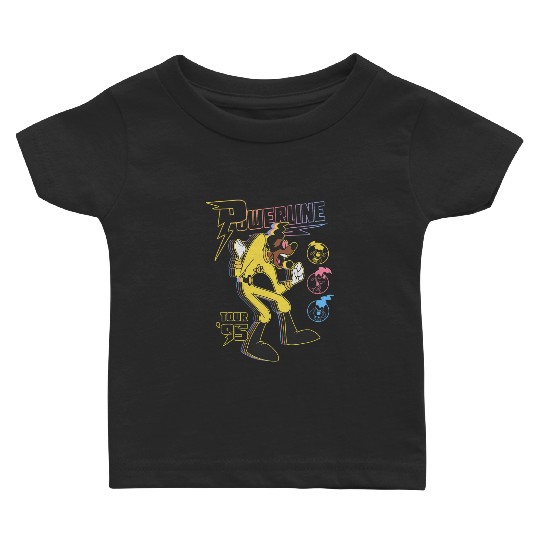 Disney A Goofy Movie Powerline Tour '95 Retro Neon Poster Baby T-shirts
