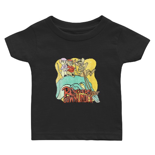 Disneyss The Rescuers Down Under Vintage Retro Lizard Ride Baby T-shirts