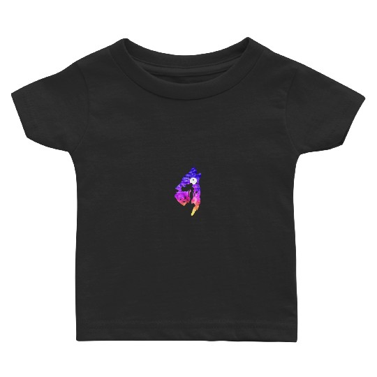 Disney Princesses Pocahontas Colors In The Silhouette 8412 Baby T-shirts