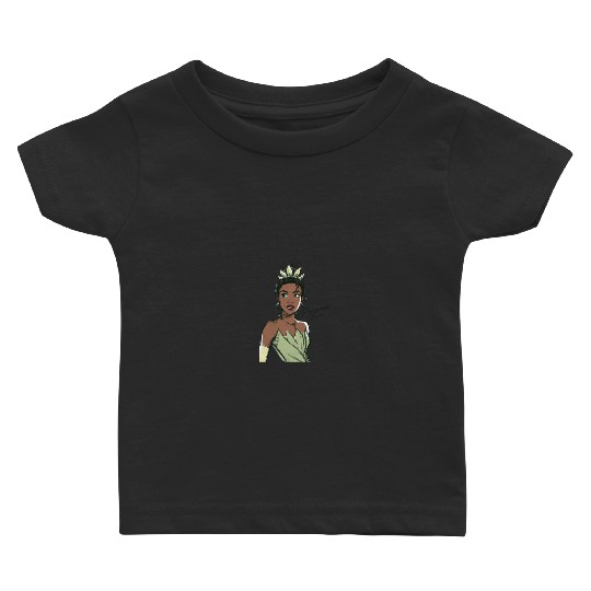 Disneyss The Princess The Frog Princess Tiana Sketch Baby T-shirts
