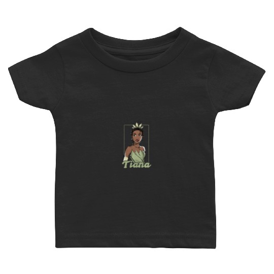 Disneyss The Princess And The Frog Tiana Sketch Portrait Baby T-shirts