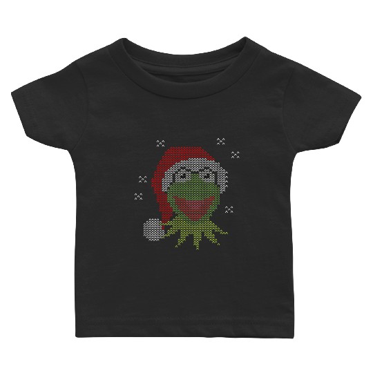 Disneyss The Muppets Christmas K the frog With Santa Hat Baby T-shirts