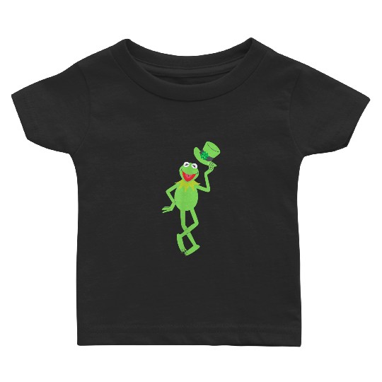 Disneyss Muppets K the frog With Top Hat St Patricks Day Baby T-shirts