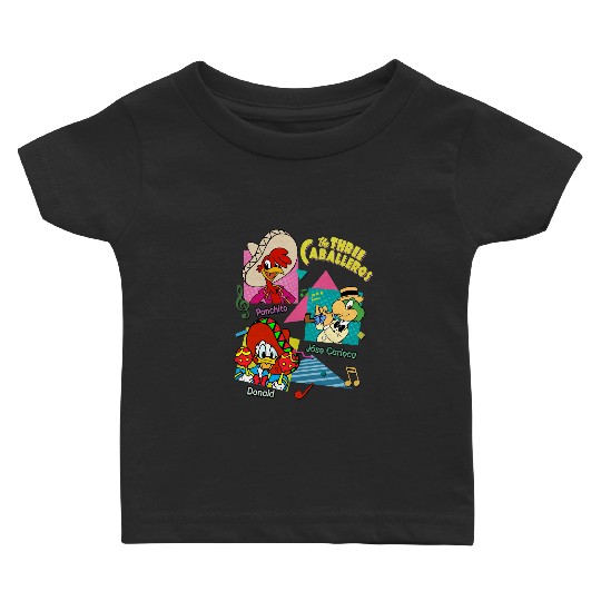 Disney The Three Caballeros Mexico Baby T Shirts, Three Caballeros Baby T Shirts