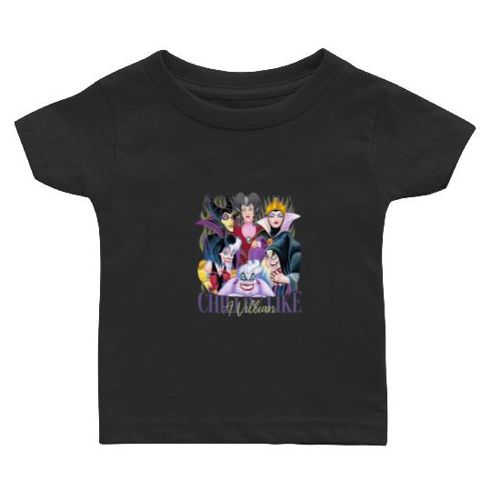 Chillin Like A Villian Baby T Shirts, Disney Villians Halloween Villains The Evil Tour Baby T Shirts