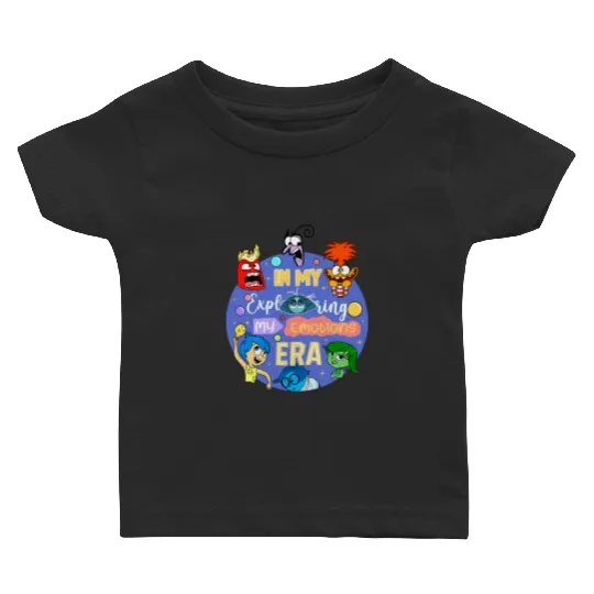 Inside Out 2 Baby T Shirts, In My Exploring My Emotions Era Baby T Shirts, Disney Trip Baby T Shirts