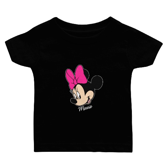 Disneyss Mickey And Friends Minnie Mouse Big Face Baby T Shirts
