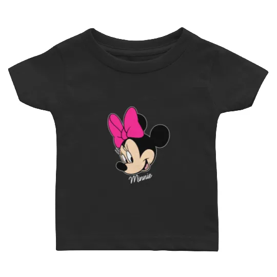 Discover Disneyss Mickey And Friends Minnie Mouse Big Face Baby T Shirts