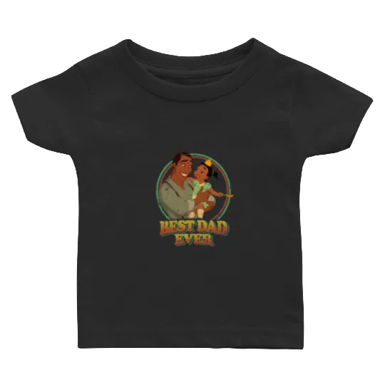 Retro James And Tiana Best Dad Ever Disney Baby T Shirts
