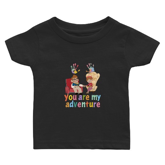 Disney Movie You Are My Adventure Baby T Shirts, Disney Couple Carl and Ellie Baby T Shirts