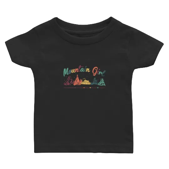 Disney Mountain Girl Baby T Shirts, Disney Rides Baby T Shirts, Space Mountain Baby T Shirts