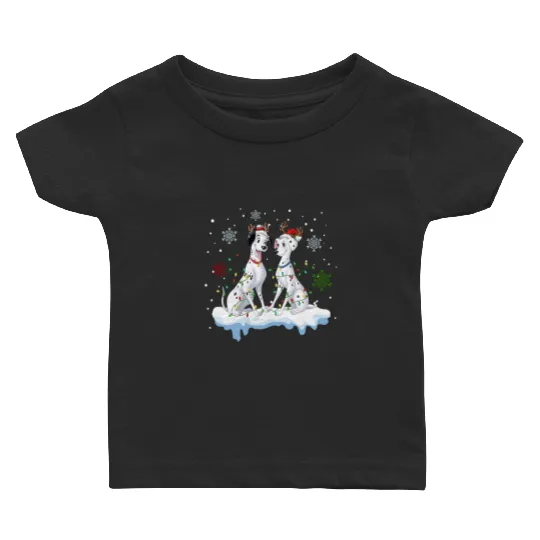Disney 101 Dalmatians Baby T Shirts, Disney Christmas Dog Baby T Shirts Baby T Shirts