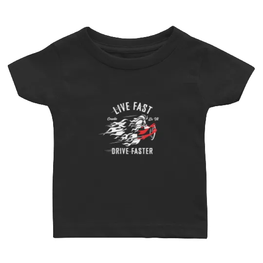 Disney Unisex Baby T Shirts: 101 Dalmations Cruella Live Faster