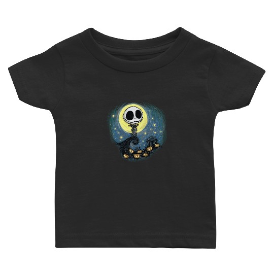 Cute Jack Skellington Starry Night Journal: The nightmare dog zero , Nightmare Zero Dog Shirt ,  Zero Nightmare Before Christmas Disney Halloween Baby T-shirts