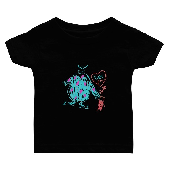 Disney and Pixars Monsters, Inc. Sulley Kitty and Boo Baby T Shirts