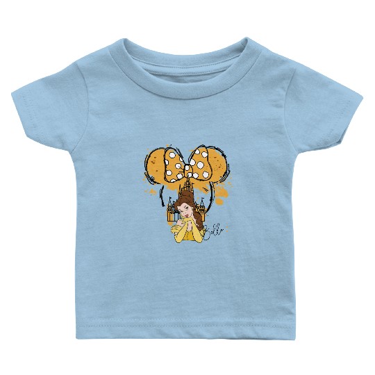 Princess Belle Baby T Shirts, Castle Baby T Shirts, Disney Princess Baby T Shirts, Princess Castle Baby T Shirts, Disney Trip Baby T Shirts