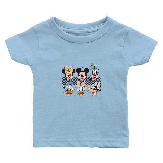 Retro Mickey And Friends Baby T Shirts, Disney Baby T Shirts, Retro Disney Baby T Shirts, Women Disneyworld Baby T Shirts, Family Vacation Baby T Shirts