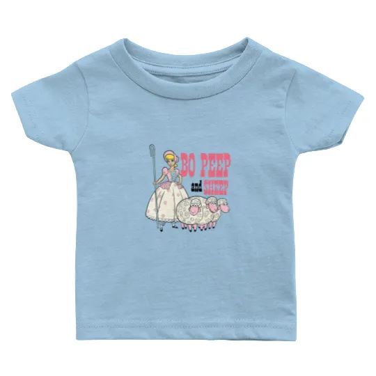 Vintage Bo Peep and Sheep Baby T Shirts, Toy Story Bo Peep Baby T Shirts, Disney Pixar Baby T Shirts