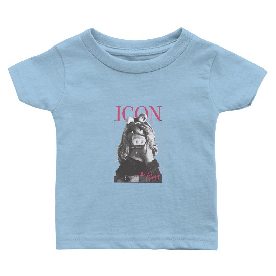 Vintage Disney Muppets Miss Piggy Icon Poster Baby T Shirts