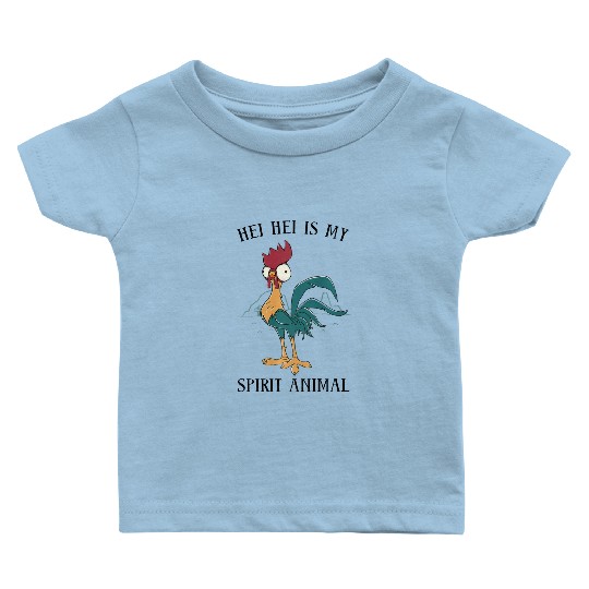 Disney Moana Hei Hei Is My Spirit Animal Portrait Baby T Shirts