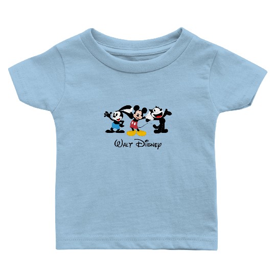Julius the Cat Oswald the Lucky Rabbit Mickey Mouse Baby T Shirts, Disney Trip Baby T Shirts