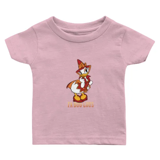 Daisy Disney Halloween Daisy Duck Witch Costume Fa-Boo-Lous Unisex Gift Baby T Shirts