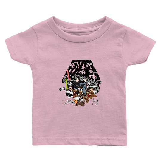 Vintage Star Wars Baby T Shirts, Disney Star Wars Baby T Shirts, Mickey And Friends