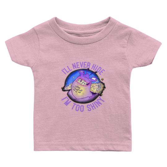 Moana I'll Never Hide I'm Too Shiny Baby T Shirts, Tamatoa Baby T Shirts, Disney Moana I'm So Shiny Tamatoa Crab Baby T Shirts