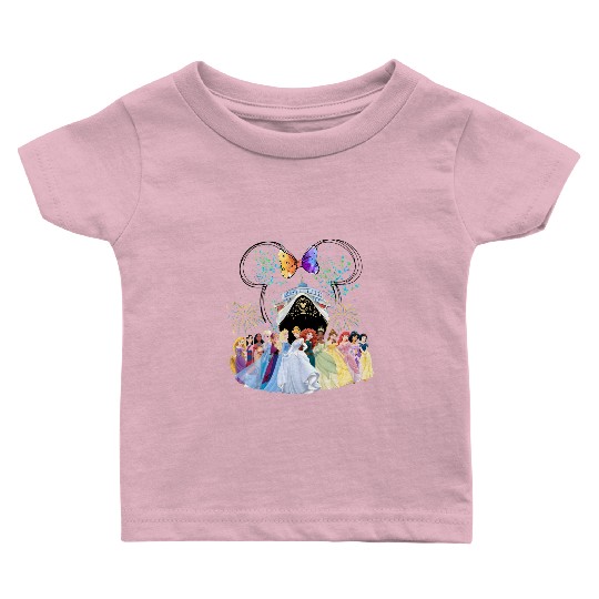 Disney Cruise Princess Baby T Shirts, Disney Princess Baby T Shirts, Disney Cruise Line 25th Anniversary Baby T Shirts