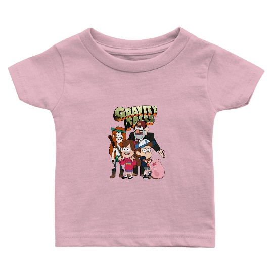 Gravity Falls Family Dynamics Baby T Shirts, Disney Gravity Falls 90s Baby T Shirts