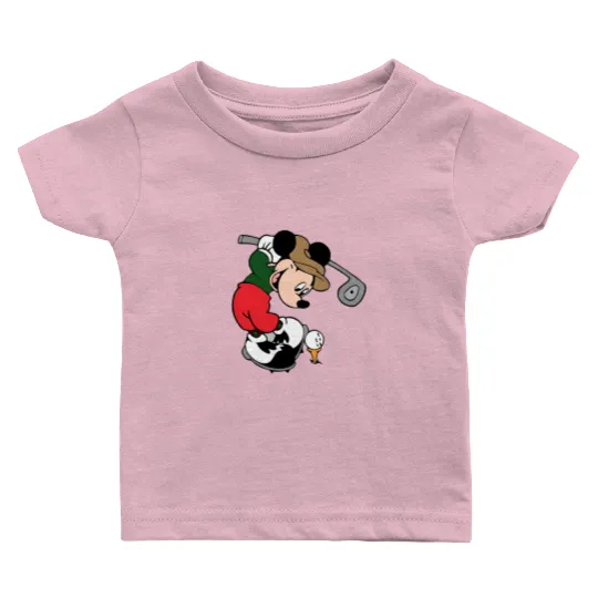 Mickey Golf Baby T Shirts, Baby T Shirts, Baby T Shirts, Disney Unisex Baby T Shirts, Disney Family Matching Baby T Shirts