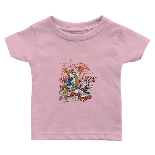 Disney Mickey & Friend Brer Rabbit Bear Fox Splash Mountain Retro Baby T Shirts, Magic Kingdom Baby T Shirts