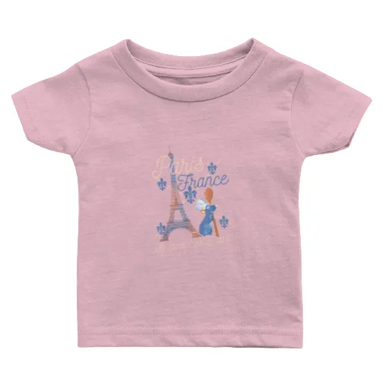 Disney Pixar Ratatouille Remy Paris France Poster Baby T Shirts